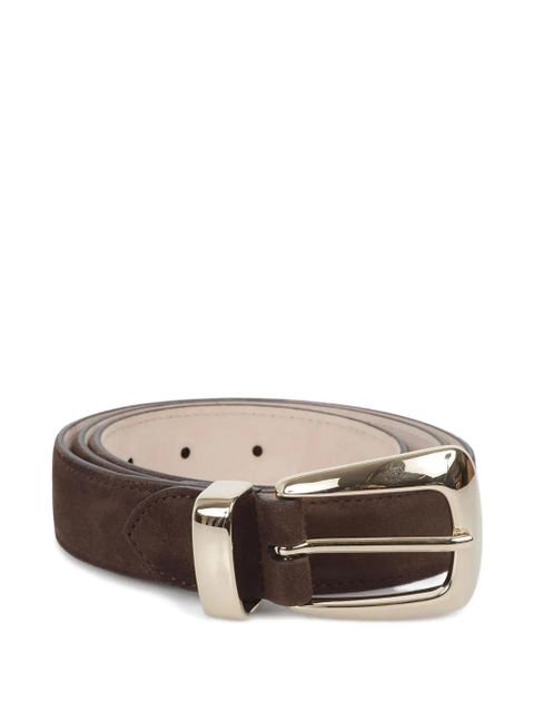 KHAITE gold buckle belt - Brown - zdjęcie produktu nr 2