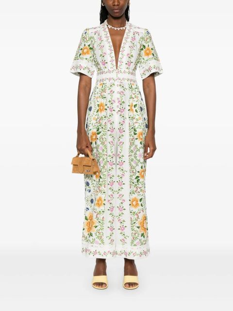 FARM Rio Folk Floral jumpsuit - White - zdjęcie produktu nr 2