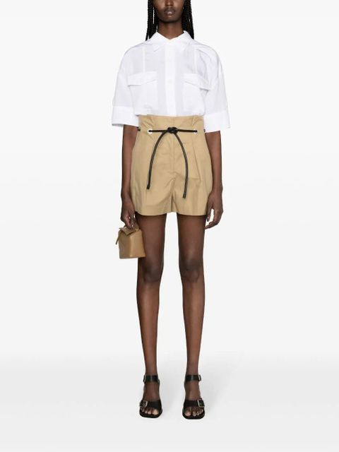 3.1 Phillip Lim Origami belted shorts - Neutrals
