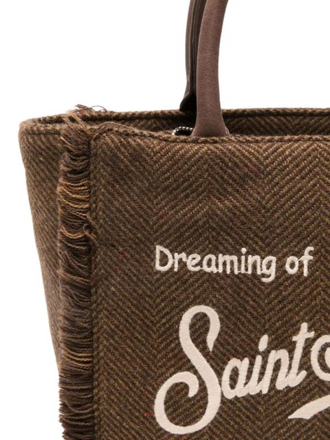 MC2 Saint Barth fringed tote bag - Brown