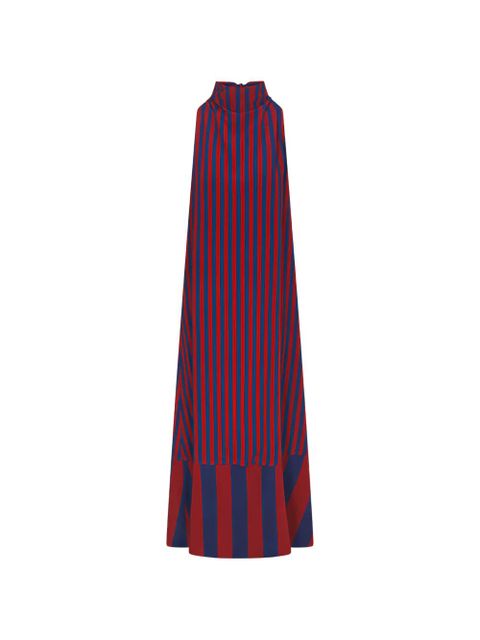 Simon Miller Mona striped crepe maxi dress - Red - zdjęcie produktu nr 1