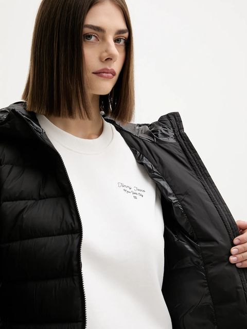 Tommy Jeans kurtka puchowa kolor czarny zimowa DW0DW21617 - zdjęcie produktu nr 2
