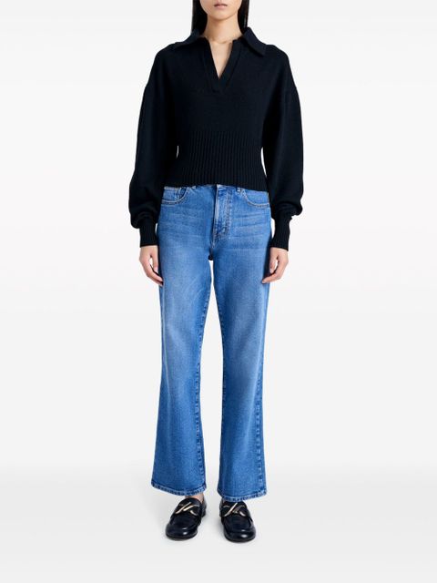 Proenza Schouler V-neck cashmere jumper - Black - zdjęcie produktu nr 2