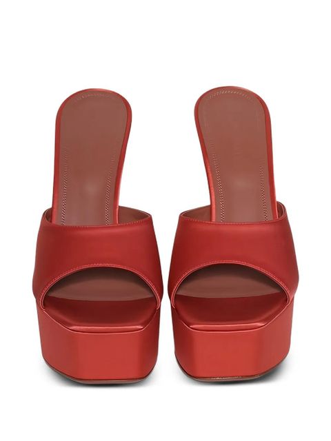 Amina Muaddi Dalida sandals - Red