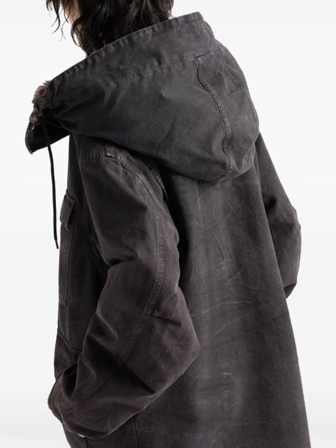 Prada canvas coat - Black