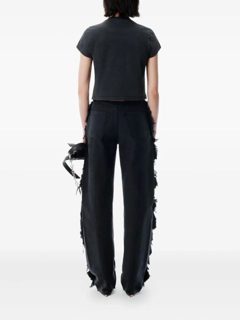 Alexander Wang shrunken t-shirt - Black