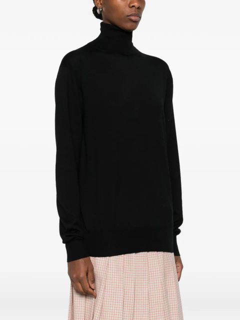 Jil Sander high-neck T-shirt - Black