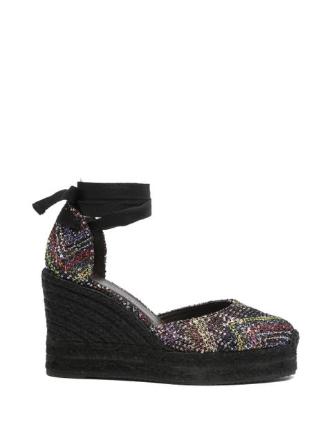 Missoni sequined wedge-heel espadrilles - Black - zdjęcie produktu nr 1