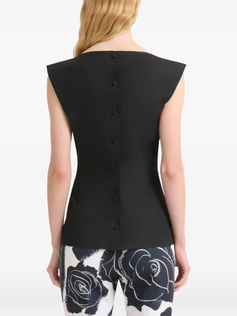 Marni structured sculptural top - Black