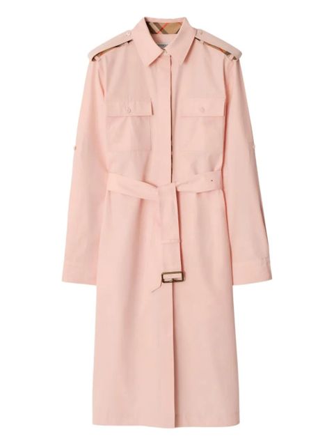 Burberry cotton-poplin shirt dress - Pink - zdjęcie produktu nr 1