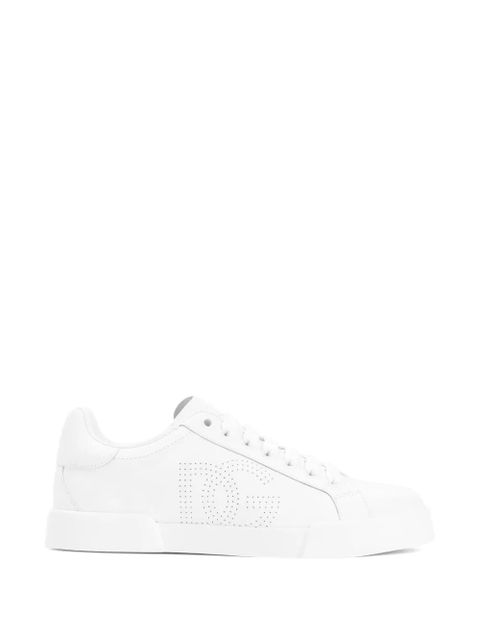 Dolce & Gabbana leather sneakers - White - zdjęcie produktu nr 1