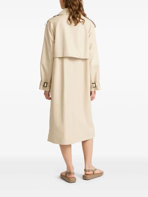 Yves Salomon lambskin trench coat - Neutrals