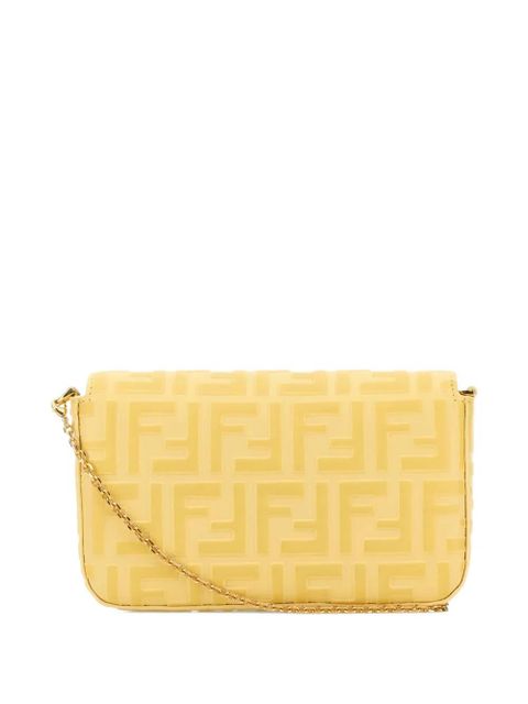 FENDI FF Diamonds logo-embellished wallet - Yellow - zdjęcie produktu nr 2