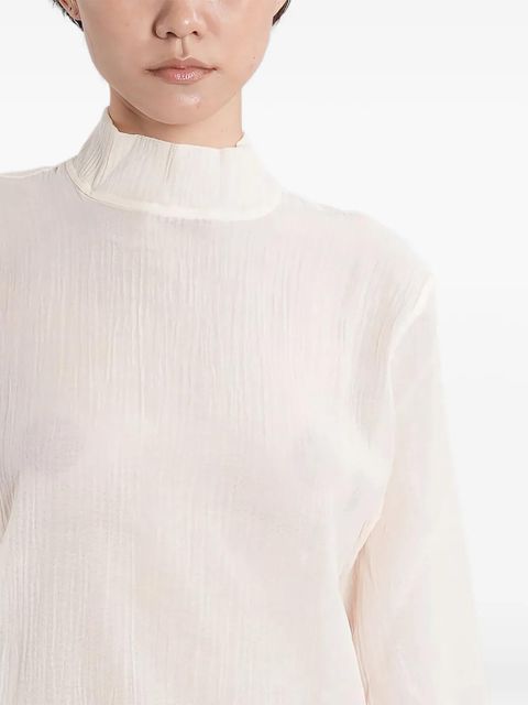 TOTEME panel detail blouse - White