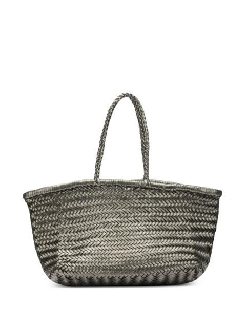 DRAGON DIFFUSION woven-design tote bag - Silver - zdjęcie produktu nr 1