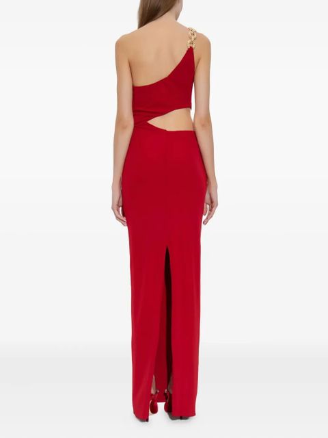Cult Gaia cut-out one-shoulder maxi dress - Red