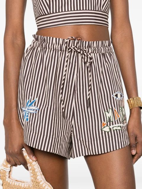 ALEMAIS Sirocco striped trousers - Neutrals