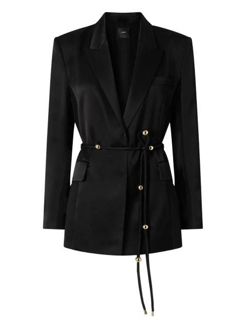 PINKO tie-waist blazer - Black - zdjęcie produktu nr 1