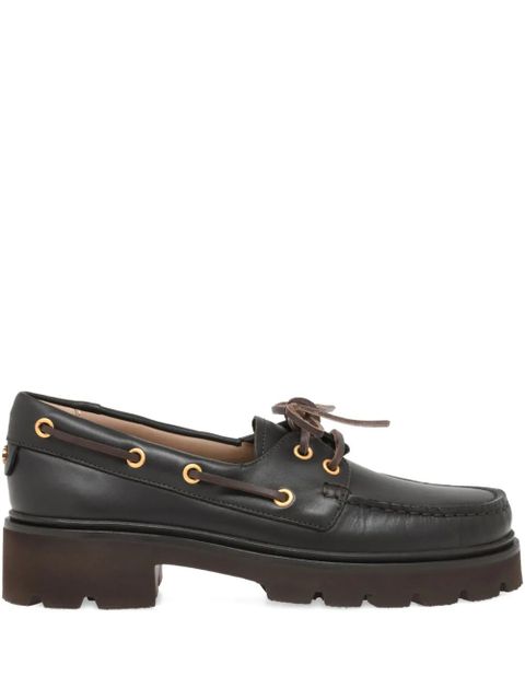 Gianvito Rossi lace-up olonne - Brown - zdjęcie produktu nr 1