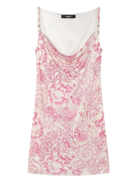 Versace Underwater Barocco mini dress - Pink - zdjęcie produktu nr 1