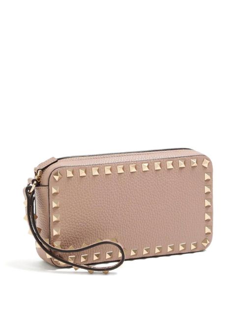Valentino Garavani Rockstud embellished clutch bag - Pink