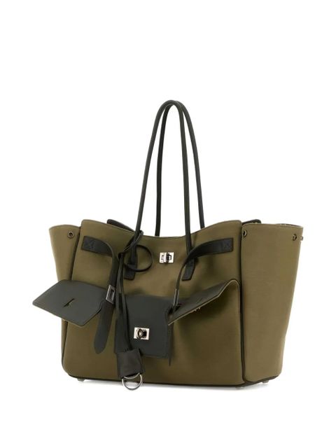 Balenciaga two-tone structured tote bag - Green - zdjęcie produktu nr 2