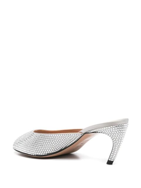 The Attico 65mm Ada sandals - Silver