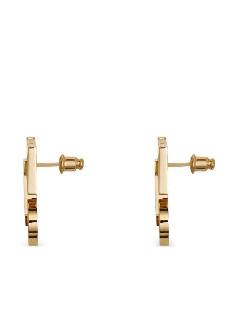 Ferragamo Gancini clip-on earrings - Gold