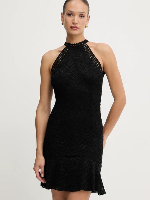 Guess sukienka NEW LIZA kolor czarny mini prosta W5YK0C KCS90 - zdjęcie produktu nr 1