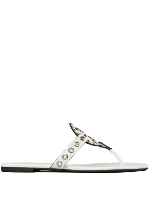 Tory Burch Miller flip-flops - White - zdjęcie produktu nr 1