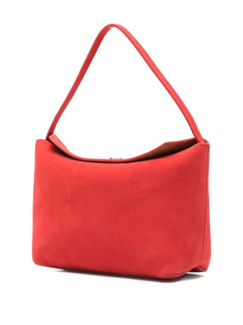 Christopher Esber Turnlock suede mini tote bag - Red - zdjęcie produktu nr 2