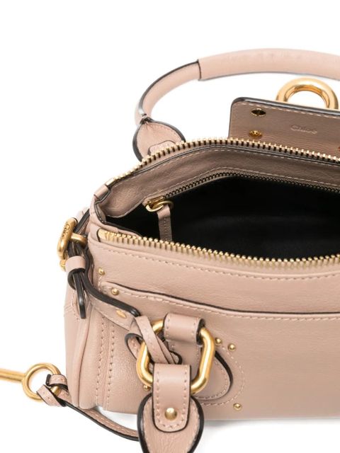 Chloé Paddington padlock studded tote bag - Neutrals