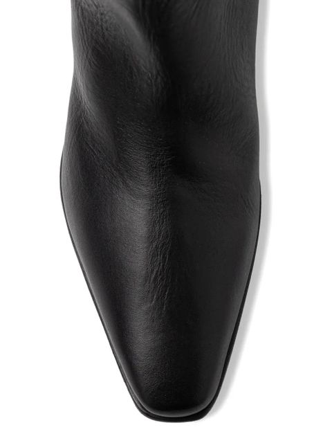 Copenhagen pointed-toe knee-high boots - Black