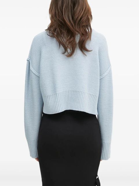 MM6 Maison Margiela high-neck sweater - Blue