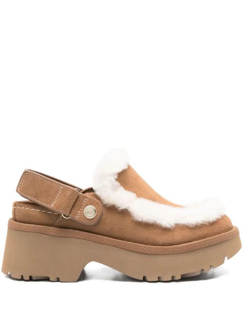 UGG 60mm Esmee fur-trim pumps - Brown - zdjęcie produktu nr 1