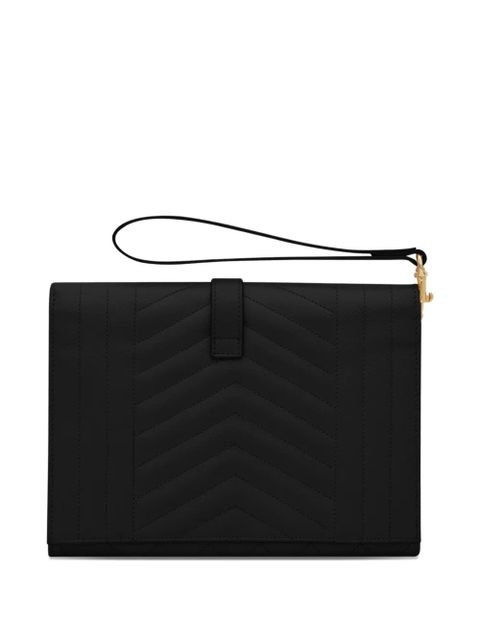 Saint Laurent Envelope clutch bag - Black - zdjęcie produktu nr 2