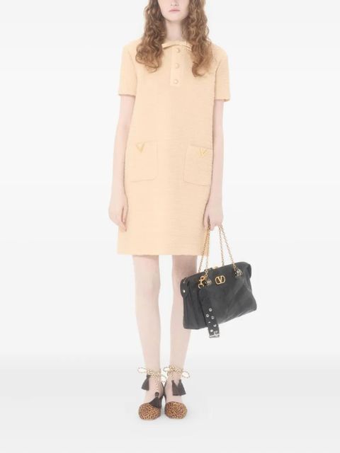 Valentino Garavani button-fastening mini dress - Neutrals - zdjęcie produktu nr 2