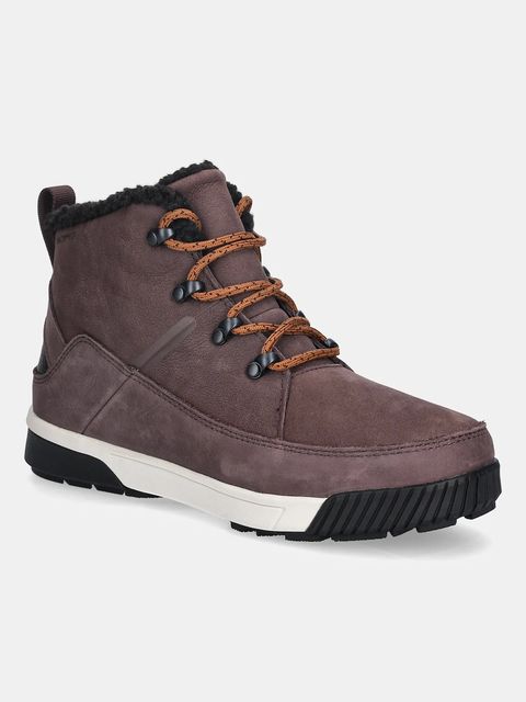 The North Face śniegowce Sierra Mid Lace kolor brązowy NF0A4T3XC9R1 - zdjęcie produktu nr 1