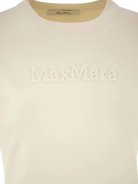 Max Mara logo-embossed sweater - Neutrals