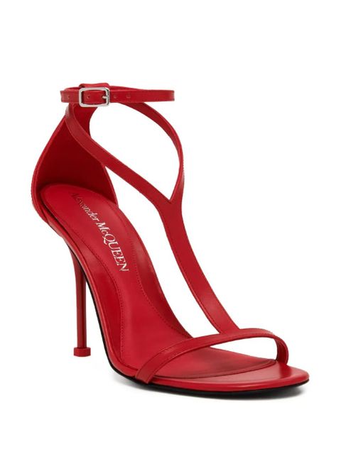 Alexander McQueen 90mm Harness sandals - Red - zdjęcie produktu nr 2