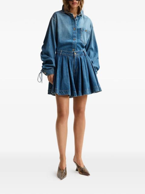 Essentiel Antwerp pleated shorts - Blue - zdjęcie produktu nr 2