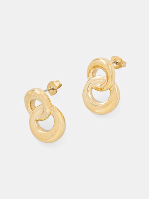 Trussardi kolczyki damskie ze stali nierdzewnej T-BOLD - zdjęcie produktu nr 2