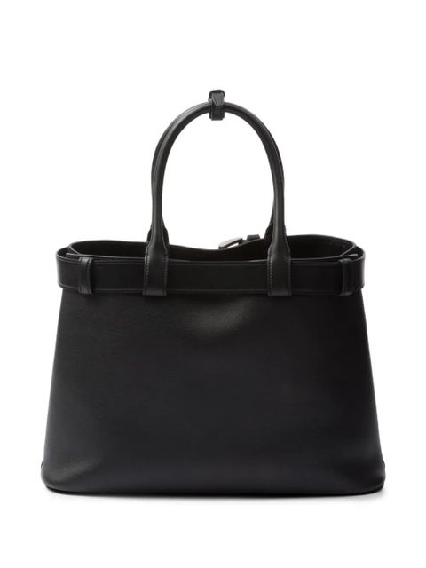 Prada large Buckle tote bag - Black