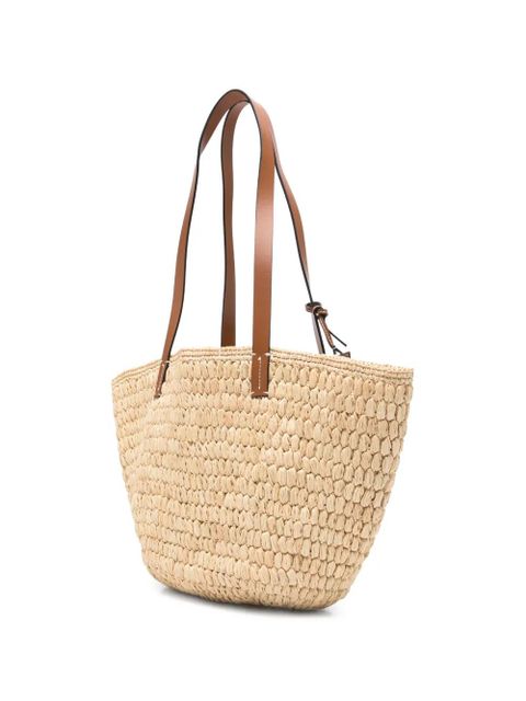 Manebi raffia shoulder bag - Neutrals - zdjęcie produktu nr 2