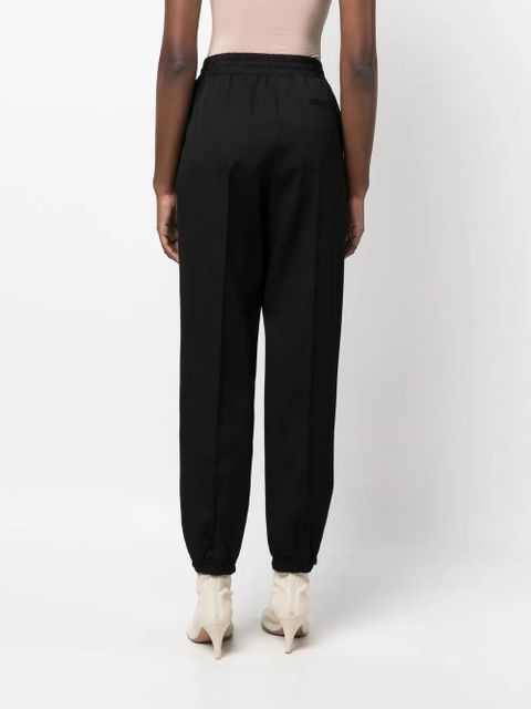 Jil Sander drawstring-fastening waist trousers - Black