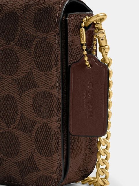 Coach torebka Mila kolor brązowy CAO03