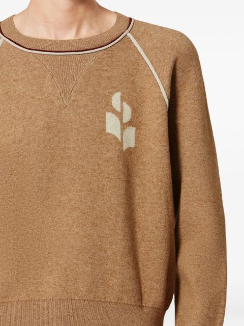 MARANT ÉTOILE Loriby logo sweater - Brown