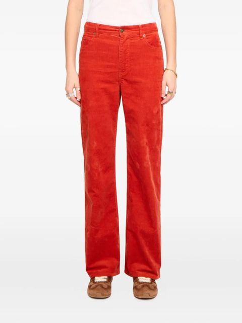 Zadig&Voltaire Evy corduroy trousers - Red