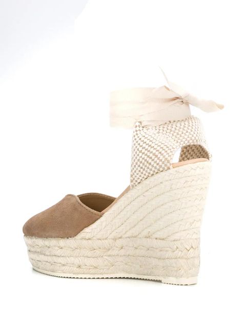 Manebi Hamptons wedge espadrilles - Neutrals