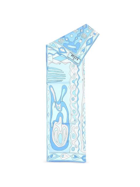 PUCCI Angoli printed scarf - Blue - zdjęcie produktu nr 1